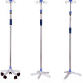 Durable Stainless Steel Flexible Portable Movable Patients Infusion Clinic Medical Hospital Stand IV Pole
